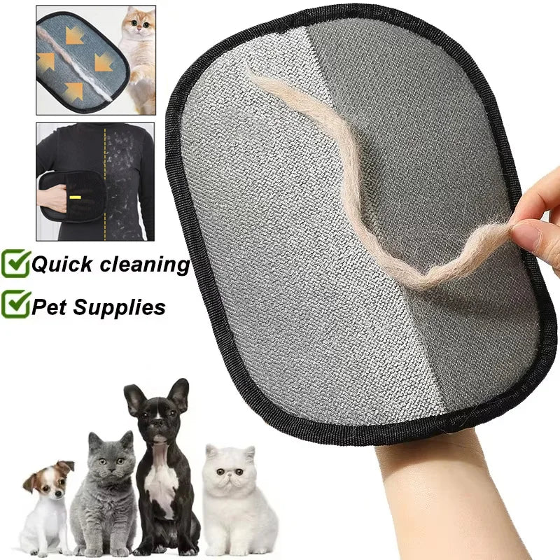 3 for 15$, Pet Hair Remover Glove- Reusable Fur & Lint Cleaning Brush for Clothes, Sofa & Car.