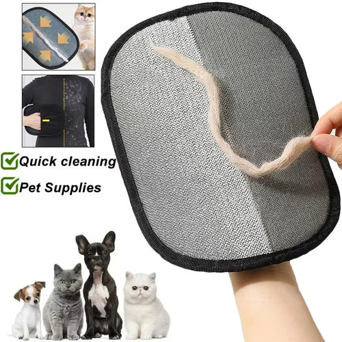 3 for 15$, Pet Hair Remover Glove- Reusable Fur & Lint Cleaning Brush for Clothes, Sofa & Car.